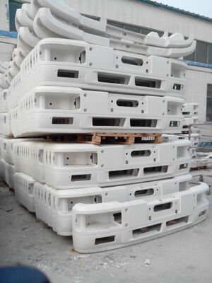 Carroceria leve em plástico reforçado com fibra de vidro em múltiplas opções de cores, projetada para maior resistência e resistência à corrosão.