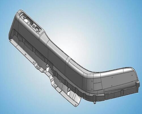 Kit de carroceria de automóvel de FRP SMC personalizado Fender Air Deflector Exterior de automóvel leve