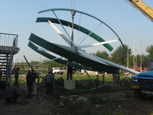 Blades de vento FRP de tamanho personalizado Blade de rotor de turbina eólica híbrida de fibra de vidro