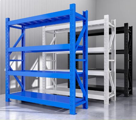 Repositório de empilhamento sem parafusos de fábrica de metal Repositórios de armazenamento industrial Repositórios para sistema de estantes