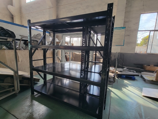Repositório de empilhamento sem parafusos de fábrica de metal Repositórios de armazenamento industrial Repositórios para sistema de estantes