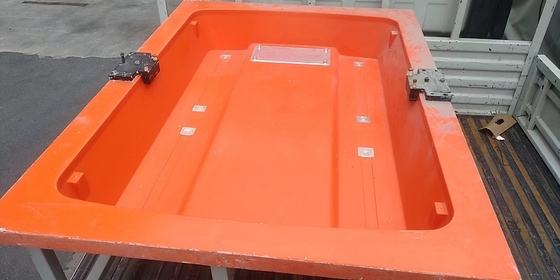 Molde de FRP de cor branca ou de outra cor opcional com design personalizável e superfície de pintura com camada de gel