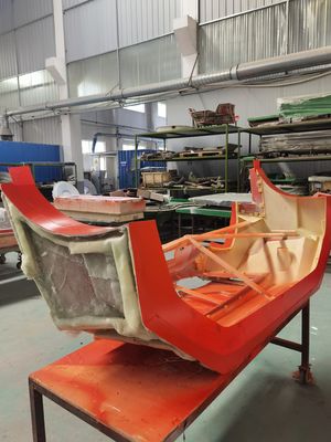 Molde usinado em placa de densidade CNC para molde FRP