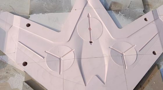 Molde usinado CNC / Molde FRP personalizado / Molde de placa de poliuretano para UAV