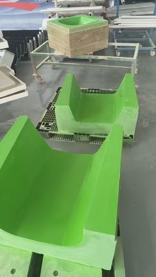 Molde usinado em placa de densidade CNC para molde FRP