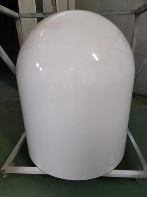 Radome de FRP com carcaça de fibra de vidro e resistência UV/radome personalizado com PRFV