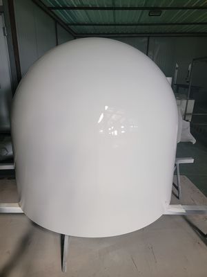 Radome de FRP com carcaça de fibra de vidro e resistência UV/radome personalizado com PRFV