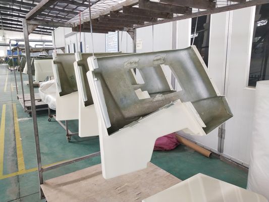 Painel de carroceria de caminhão em fibra de vidro colorido para projeto de painel de caminhão