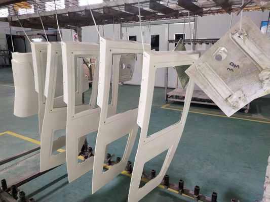 Painel de carroceria de caminhão em fibra de vidro colorido para projeto de painel de caminhão