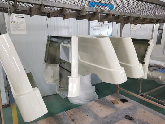 Molde de carcaça de veículo de engenharia de fibra de vidro FRP/GRP personalizado para para-choques de caminhão de construção