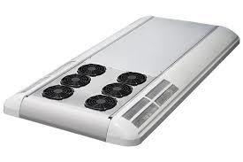 Defletor de ar para cobertura de teto de ônibus em moldagem por compressão SMC, exterior leve em FRP