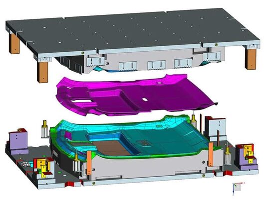 Moldura por compressão SMC personalizada FRP Auto & Bus Parts Interior Exterior Trim OEM/ODM