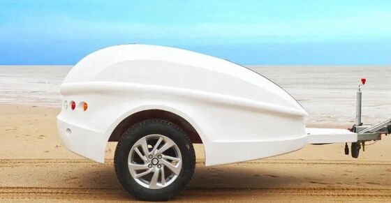 Carroceria Leve para Trailer de Viagem, Carroceria de Caravana Moldada em FRP  Carroceria de Trailer de Viagem SMC de Peça Única