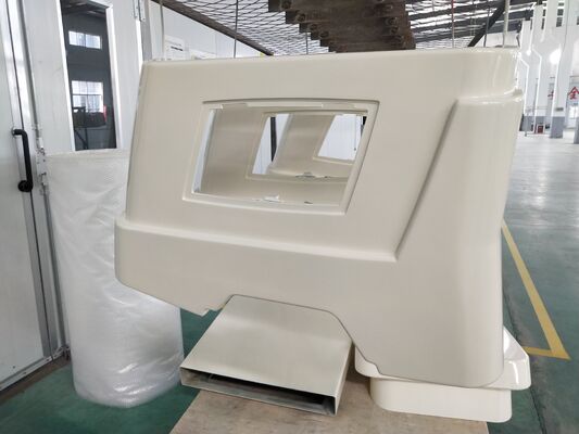 Caixa de caminhão de FRP compatível com o IS16949 com superfície de pintura com revestimento de gel, proporcionando uma construção robusta e uma excelente proteção da carga