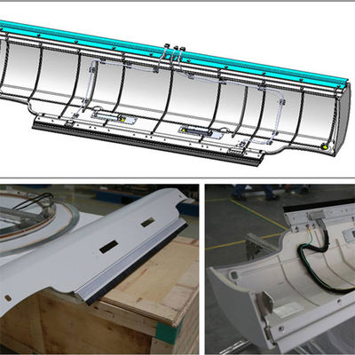 Peças personalizadas de carroceria de ônibus FRP Excelente resistência climática e várias especificações para ônibus
